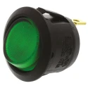 Arcolectric (Bulgin) Ltd Illuminated SPST On-Off Rocker Switch Panel 20.2mm Cutout 10A IP66 R13112BNAB