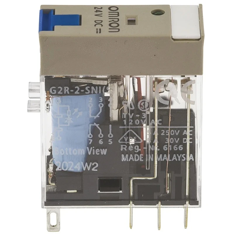 Omron Power Relay 24V dc Coil 5A Switching Current DPDT G2R-2-SNI 24VDC (S)