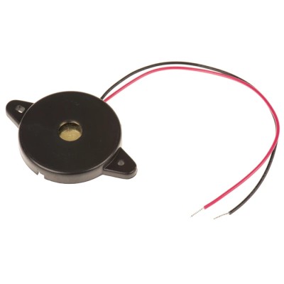 RS PRO Panel Mount Continuous External 97 dB Piezo Buzzer Component 5.1 mm Height 44.5 mm Length 50V AC 0238022P