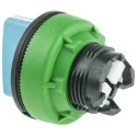 Schneider Electric Harmony XB5 Series 2 Position Selector Switch Head, 30 mm Cutout, Blue Handle, IP69K IP67 IP66 ZB5FD406