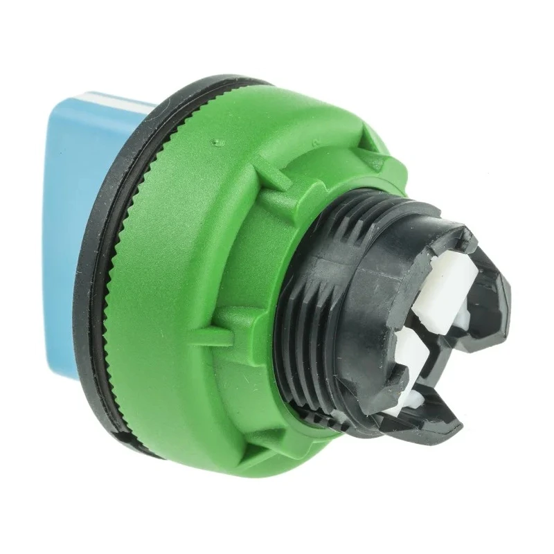 Schneider Electric Harmony XB5 Series 2 Position Selector Switch Head, 30 mm Cutout, Blue Handle, IP69K IP67 IP66 ZB5FD406