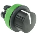 Schneider Electric Harmony XB5 Series 2 Position Selector Switch Head 30 mm Cutout Black Handle IP67 IP66 IP69K ZB5FD49