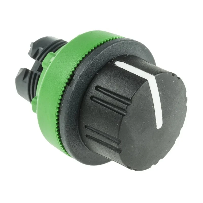 Schneider Electric Harmony XB5 Series 2 Position Selector Switch Head 30 mm Cutout Black Handle IP67 IP66 IP69K ZB5FD49