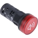 Schneider Electric Harmony XB5 Series Red Beacon-Buzzer Combination 24V AC/DC 90dB IP69 Base XB5KS2B4