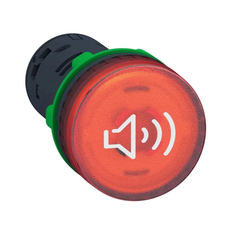 Schneider Electric Harmony XB5 Series Red Beacon-Buzzer Combination 24V AC/DC 90dB IP69 Base XB5KS2B4