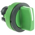 Schneider Electric Harmony XB5 Series 3 Position Selector Switch Head, 30 mm Cutout, Green Handle, IP66 IP67 IP69K ZB5FD703