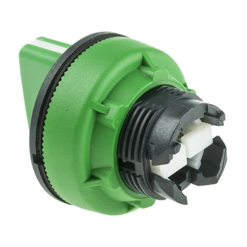 Schneider Electric Harmony XB5 Series 3 Position Selector Switch Head, 30 mm Cutout, Green Handle, IP66 IP67 IP69K ZB5FD703