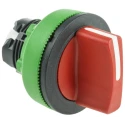 Schneider Electric Harmony XB5 Series 3 Position Selector Switch Head, 30 mm Cutout, Red Handle, IP66 IP69K IP67 ZB5FD804