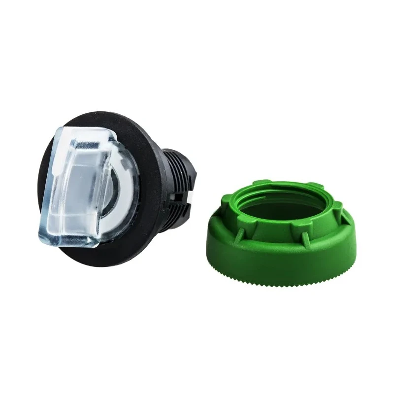 Schneider Electric Harmony XB5 Series 2 Position Illuminated Selector Switch Head, 30 mm Cutout, White Handle, IP66 ZB5FK1413