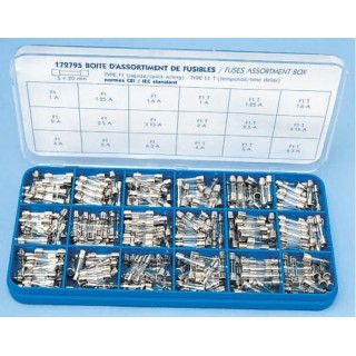 Schurter LBC Fuse Kit FSF 5x20, Assorted Fast Acting and Time Delay Fuses in Hard Case 7189.0009
