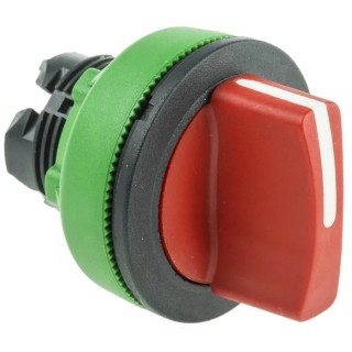 Schneider Electric Harmony XB5 Series 3 Position Selector Switch Head, 30 mm Cutout, Red Handle, IP66 IP67 IP69K ZB5FD704
