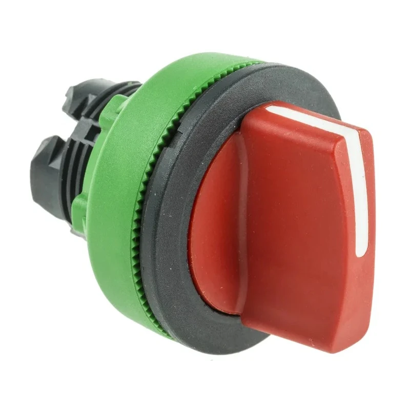 Schneider Electric Harmony XB5 Series 3 Position Selector Switch Head, 30 mm Cutout, Red Handle, IP66 IP67 IP69K ZB5FD704