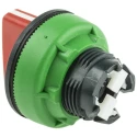 Schneider Electric Harmony XB5 Series 3 Position Selector Switch Head, 30 mm Cutout, Red Handle, IP66 IP67 IP69K ZB5FD704