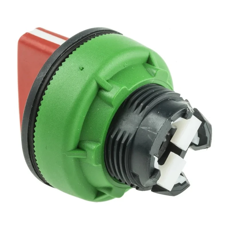 Schneider Electric Harmony XB5 Series 3 Position Selector Switch Head, 30 mm Cutout, Red Handle, IP66 IP67 IP69K ZB5FD704