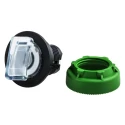Schneider Electric Harmony XB5 Series 3 Position Illuminated Selector Switch Head 30 mm Cutout White Handle IP67 ZB5FK1513