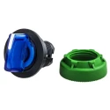 Schneider Electric Harmony XB5 Series 2 Position Illuminated Selector Switch Head 30 mm Cutout Blue Handle IP66 ZB5FK1463