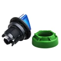 Schneider Electric Harmony XB5 Series 2 Position Illuminated Selector Switch Head 30 mm Cutout Blue Handle IP66 ZB5FK1463