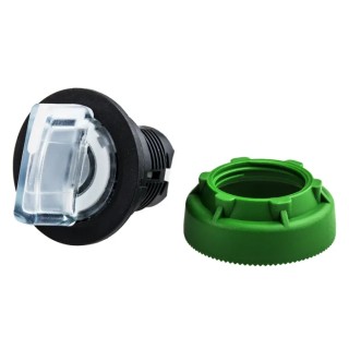 Schneider Electric Harmony XB5 Series 3 Position Illuminated Selector Switch Head, 30 mm Cutout, White Handle ZB5FK1713