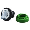 Schneider Electric Harmony XB5 Series 3 Position Illuminated Selector Switch Head, 30 mm Cutout, White Handle ZB5FK1713