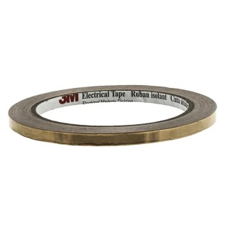 3M Conductive Metallic Tape Copper Foil Acrylic Adhesive 6.4mm x 16.5m 155°C Max 1181-6.3