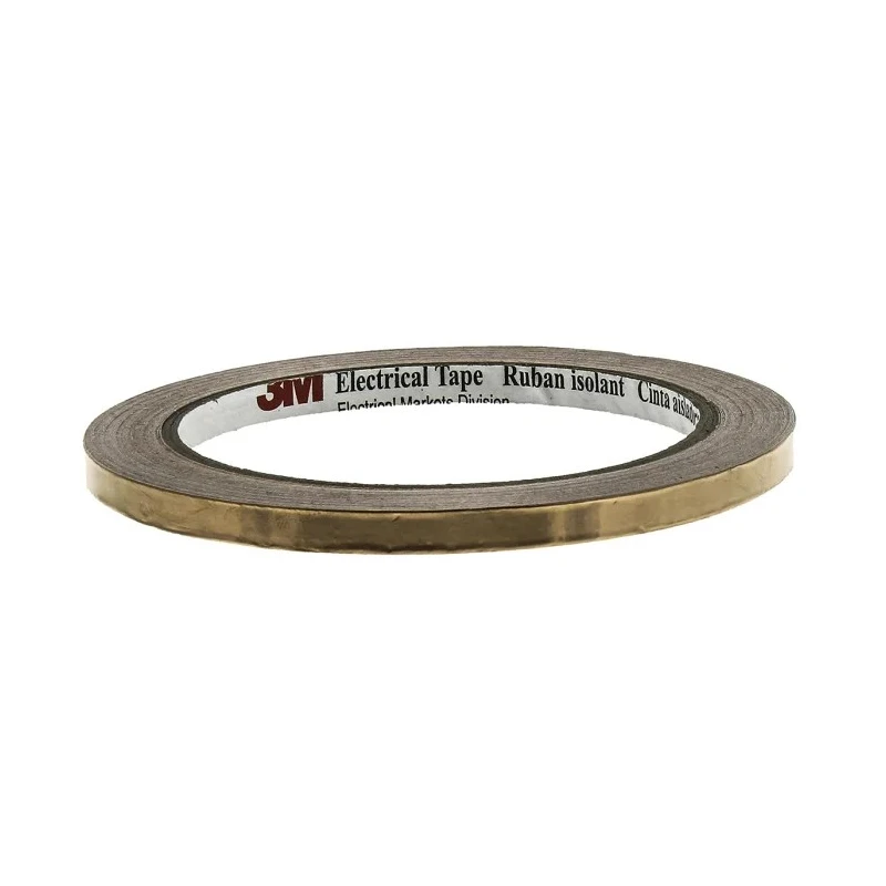 3M Conductive Metallic Tape Copper Foil Acrylic Adhesive 6.4mm x 16.5m 155°C Max 1181-6.3