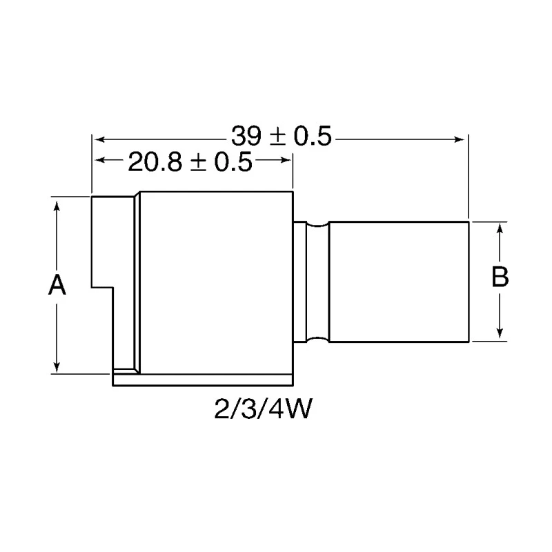ITT Cannon Industrial Circular Connector 3 Contacts Cable Socket Male IP67 Sure Seal 120-8551-001