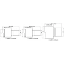 ITT Cannon Industrial Circular Connector 3 Contacts Cable Socket Male IP67 Sure Seal 120-8551-001