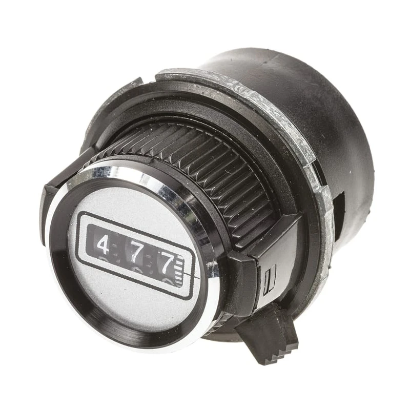 Vishay 30.6 mm Knob Diameter Black Potentiometer Knob for 6.35 mm Shaft Circular, 26A21B10