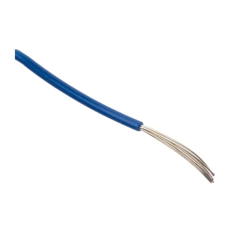 Alpha Wire 3250 Series Blue Hook Up Wire, 24 AWG Copper Conductor, 7/0.20 mm Strands, 30 m Length, Polyvinyl 3250 BL005