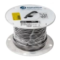 Alpha Wire Alpha Essentials Communication & Control Screened 2 Core Polyethylene Jacket Control Cable 0.81mm² 18 2421C SL005