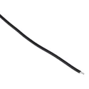 Alpha Wire Hook Up Wire PVC Series Black 22 AWG, 7/0.25 mm Core Strands, 30 m Length, 300V, Polyvinyl Chloride 3251 BK005