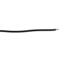 Alpha Wire Hook Up Wire PVC Series Black 22 AWG, 7/0.25 mm Core Strands, 30 m Length, 300V, Polyvinyl Chloride 3251 BK005