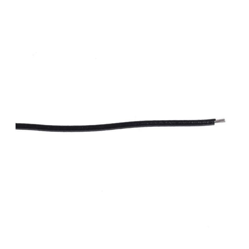 Alpha Wire Hook Up Wire PVC Series Black 22 AWG, 7/0.25 mm Core Strands, 30 m Length, 300V, Polyvinyl Chloride 3251 BK005