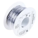 Alpha Wire Hook Up Wire PVC Series Black 22 AWG, 7/0.25 mm Core Strands, 30 m Length, 300V, Polyvinyl Chloride 3251 BK005