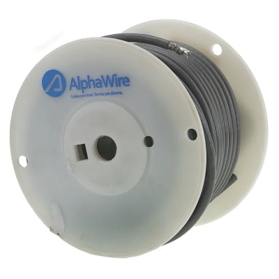 Alpha Wire Alpha Essentials Coaxial Cable Cat5 Ethernet Cable 8 Core, Shielded Screened, Grey, 30 m, PVC Jacket, 300V Cat5