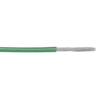 Alpha Wire Hookup Wire PVC Series Green Harsh Environment Wire 7 x 0.25 mm Copper Conductor 30 m Length 105°C 3051 GR005