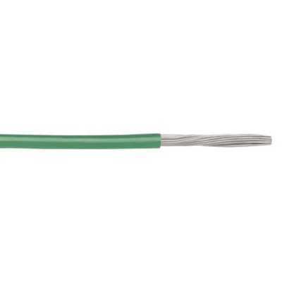 Alpha Wire Hookup Wire PVC Series Green Harsh Environment Wire 7 x 0.25 mm Copper Conductor 30 m Length 105°C 3051 GR005