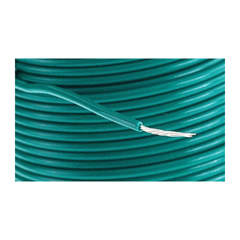 Alpha Wire Hookup Wire PVC Series Green Harsh Environment Wire 7 x 0.25 mm Copper Conductor 30 m Length 105°C 3051 GR005
