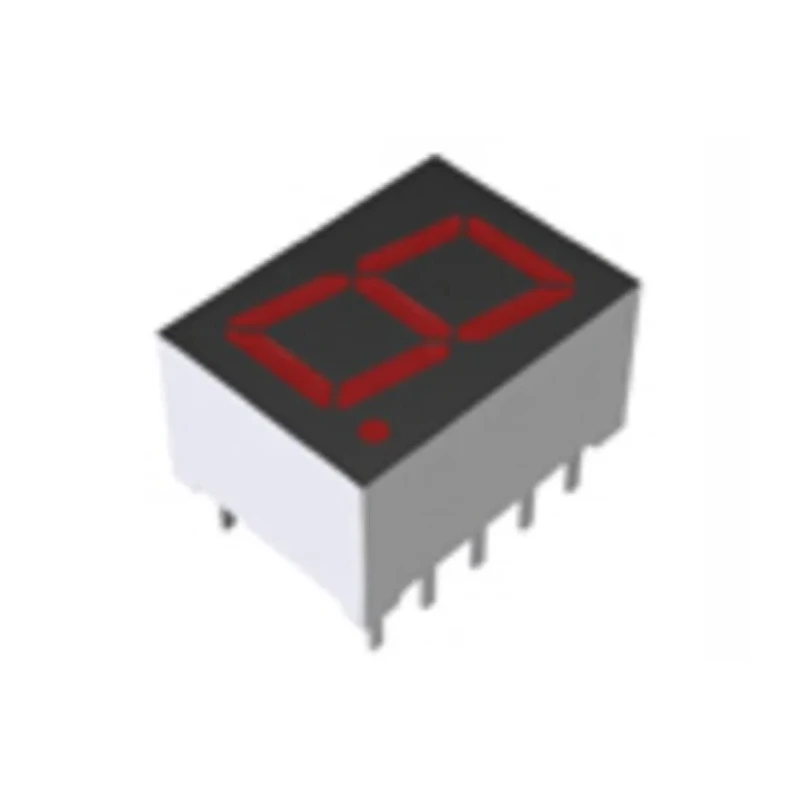 ROHM Single Digit LED Numeric Display 1 Character 7 Segments 10.16 mm Height 2.05 V 16mcd LA-401AD