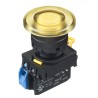 Idec YW Series Illuminated Push Button Complete Unit Panel Mount 22mm Cutout Yellow SPST Maintained IP65 YW1L-A4E10Q4Y