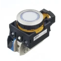 Idec Illuminated Momentary Push Button Switch Panel Mount 22 mm Cutout SPST White LED IP65 24 V CW4L-M1E10Q4PW