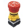 Idec XW Series Contact Block 25V 3 NC Screw Terminal LED Illumination Red Light XW1E-BV403MFRH-EMO
