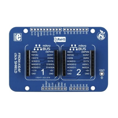 MikroElektronika Sensor Development Tool FRDM K64 Click Shield MIKROE-1794