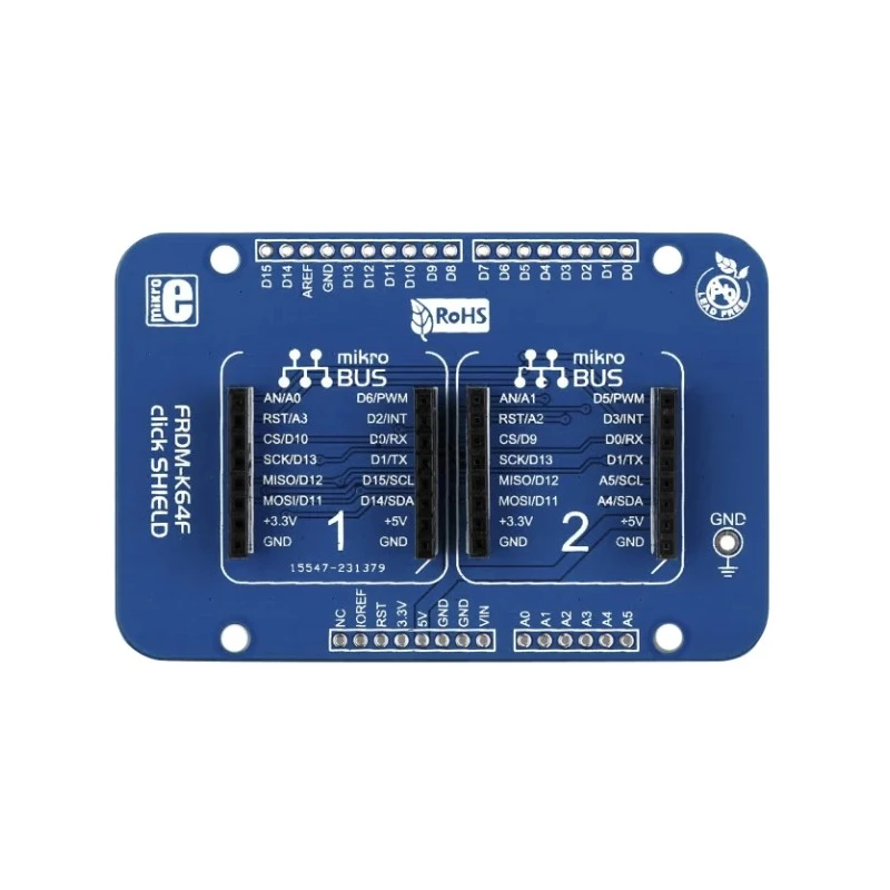 MikroElektronika Sensor Development Tool FRDM K64 Click Shield MIKROE-1794