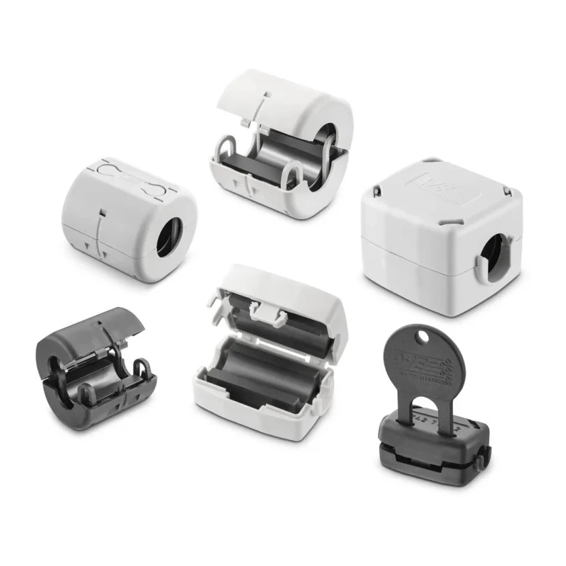 Wurth Elektronik Openable Snap Ferrite Sleeve, Diameter 15 mm, Nickel Zinc Core, Aperture 1, for EMI Suppression 74271151