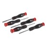 RS PRO Precision Nut Spinner Screwdriver Set, 5-Piece, 2.5 to 4 mm, Chrome Vanadium Steel, Ergonomic Handles 243-664