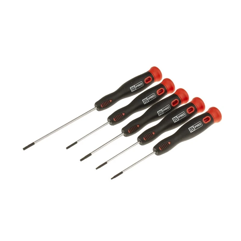 RS PRO 5-Piece Precision Torx Screwdriver Set T6 to T10 243-692