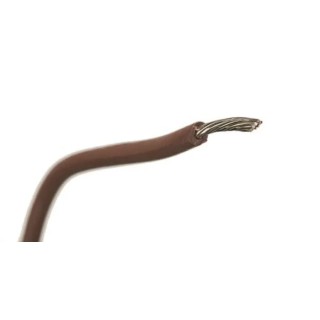 Alpha Wire Hook Up Wire PVC Series Brown 16 AWG 26/0.25 mm Core Strands 305 m 300 V 105°C 3057 BR001