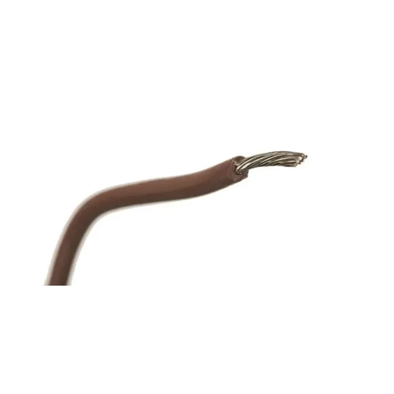 Alpha Wire Hook Up Wire PVC Series Brown 16 AWG 26/0.25 mm Core Strands 305 m 300 V 105°C 3057 BR001