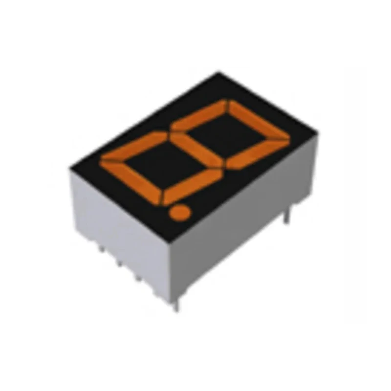 ROHM 1 LED LED Display Cathode Orange 250mcd Right Side 14.6 mm LAP-601DL